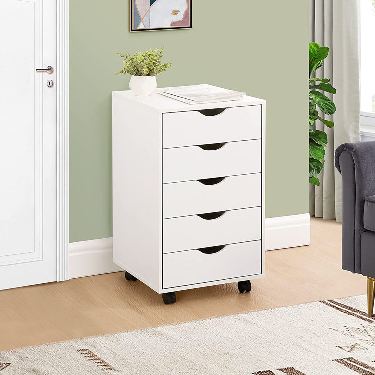 Latitude Run 5 Drawer Dresser for Bedroom Stylish Tall Dressers